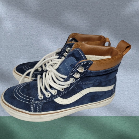 Vans Other - Vans blue SK8-Hi MTE casual boot M6.5 W8.0